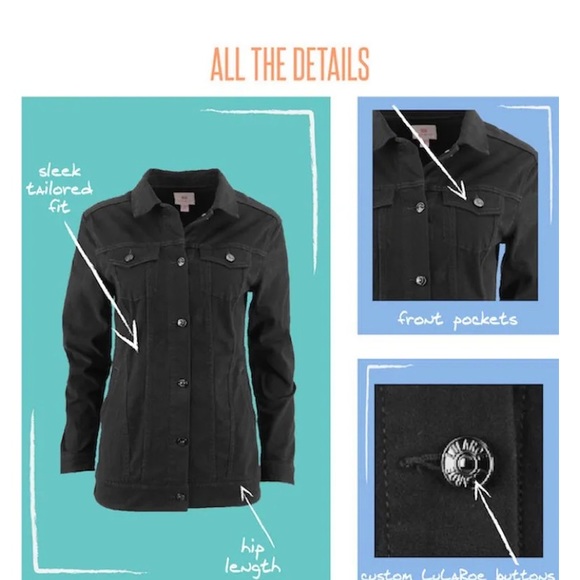 Lu La Roe Rare Unicorn XS Black “Jean” Jacket - Picture 5 of 6